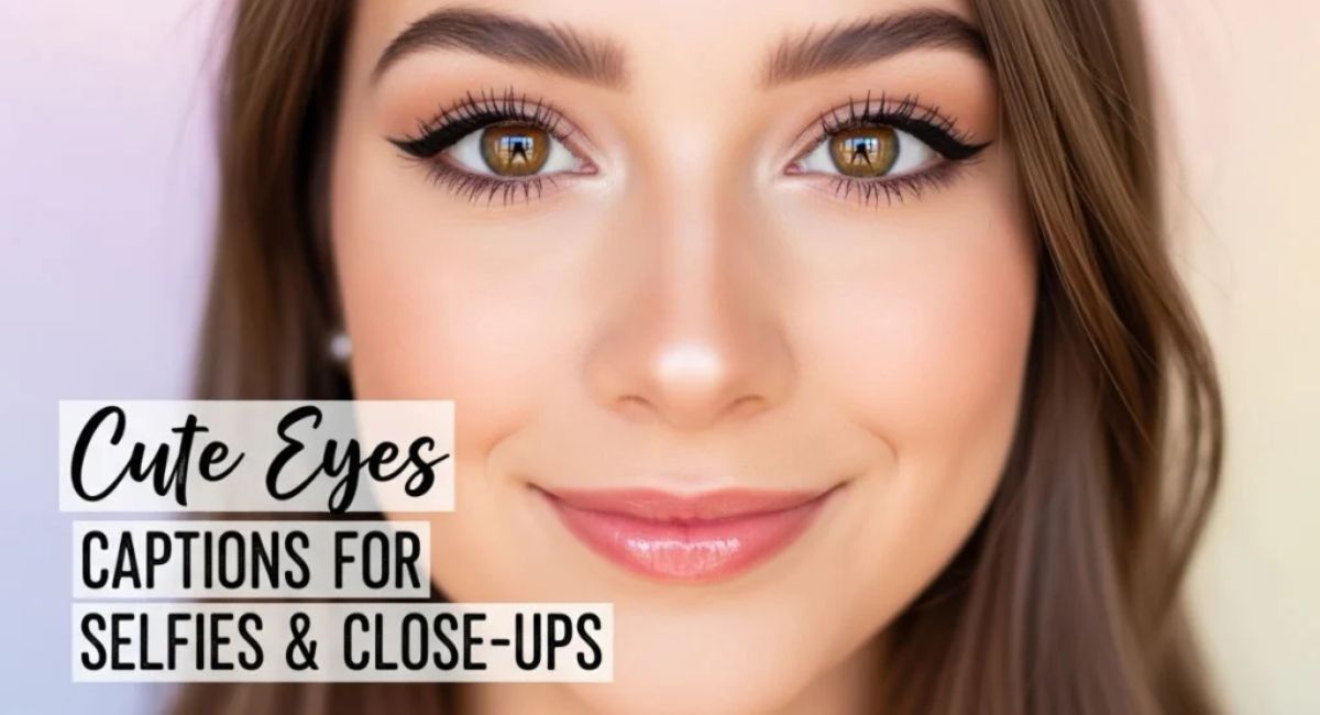 Cute Eyes Captions for Selfies and Close-Ups