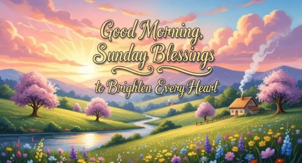 Good Morning, Sunday Blessings to Brighten Every Heart