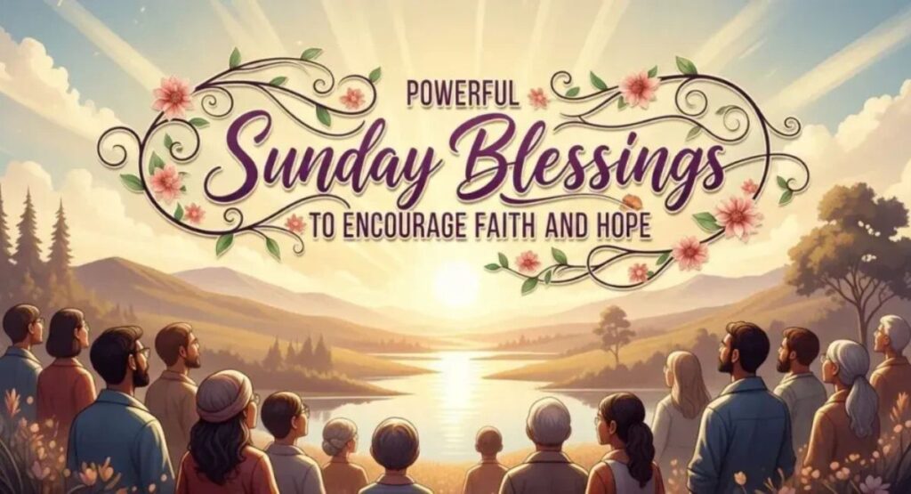Powerful Sunday Blessings to Encourage Faith and Hope