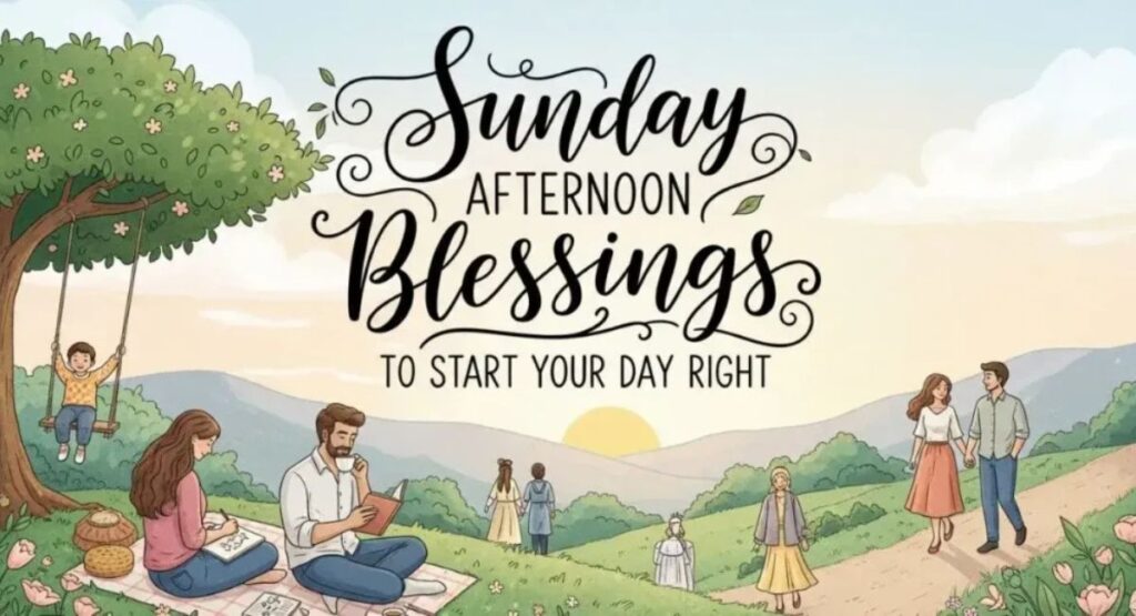 Sunday Afternoon Blessings to Start Your Day Right